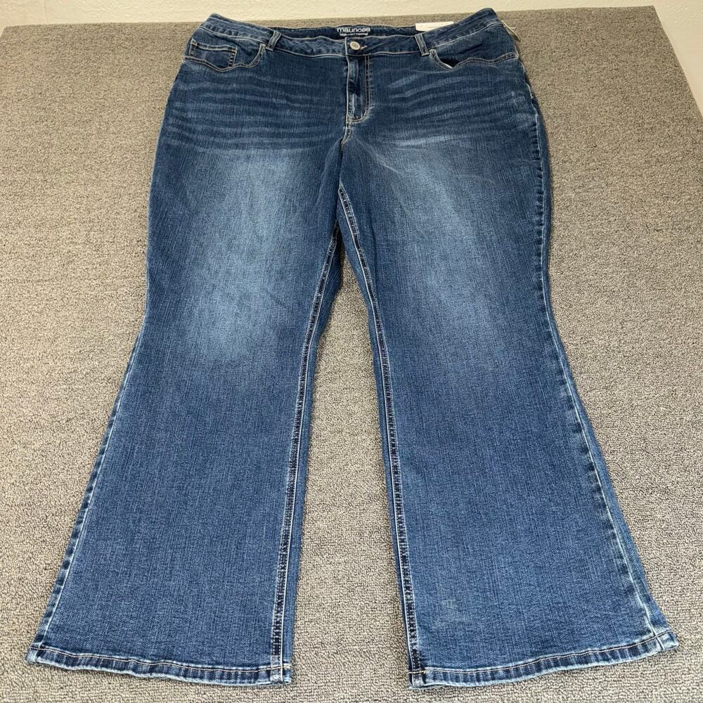 M Jeans by Maurices Slim Boot Curvy High Rise Women's Plus Size 24W Short NWT